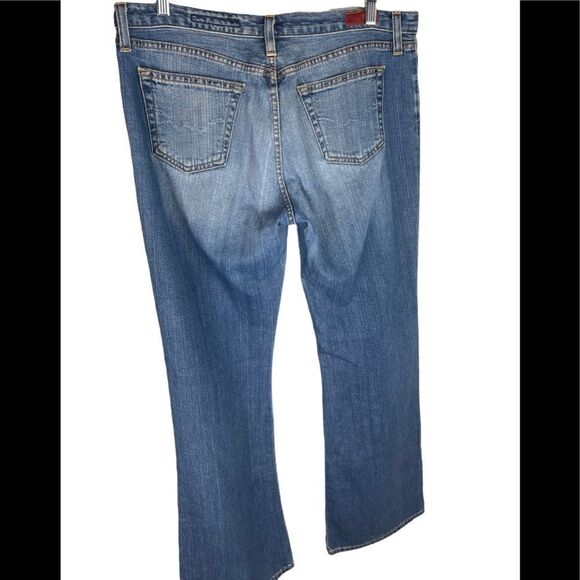 Men's Adriano Goldschmied Angel Cut Distressed Basic Wash Denim Straight Leg 36W - Picture 4 of 7